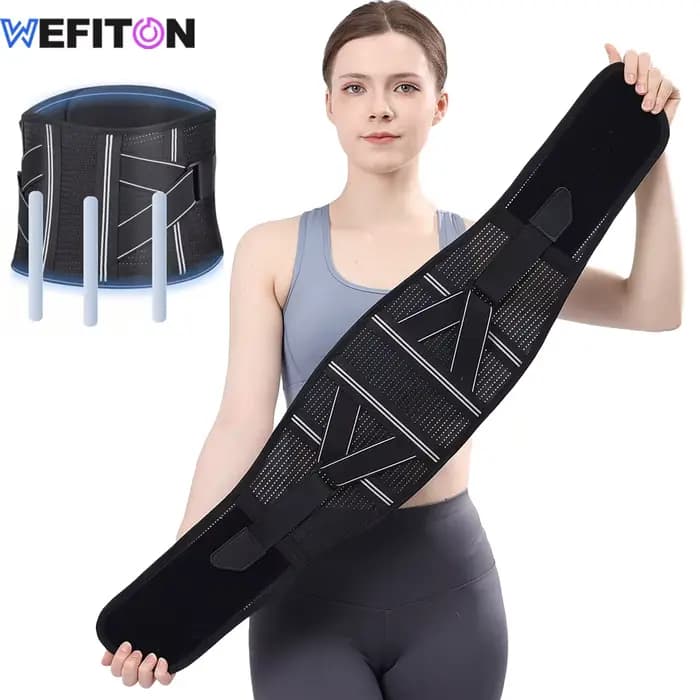 Ceinture de soutien lombaire réglable à 4 bretelles pour hernie discale