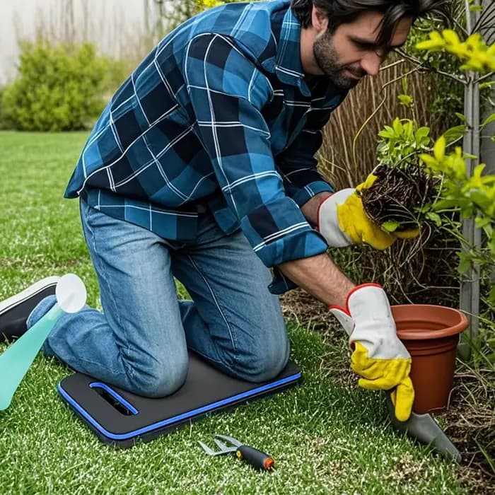 Coussin de genouillère en EVA, tapis de jardinage pour les genoux, tapis épais pour la méditation et le yoga, protection des genoux pour la prière, femmes, hommes, seniors, plombiers