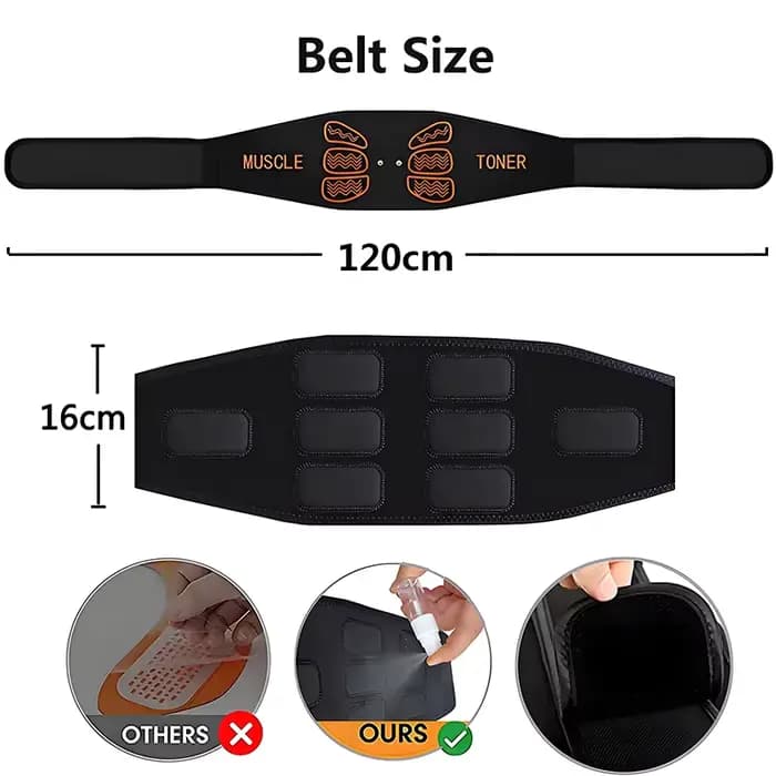 Tonique musculaire abdominal EMS stimulateur