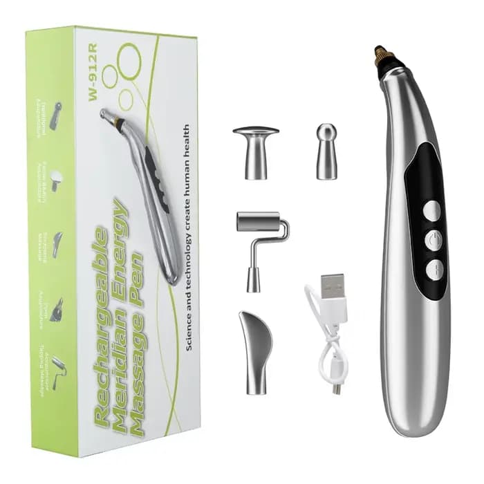 Stylo d'acupuncture électronique rechargeable