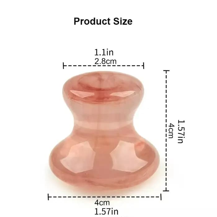 Outil Gua Sha à tête de champignon | Masseur visage et corps d'acupression | Pour le SPA à domicile et les soins de