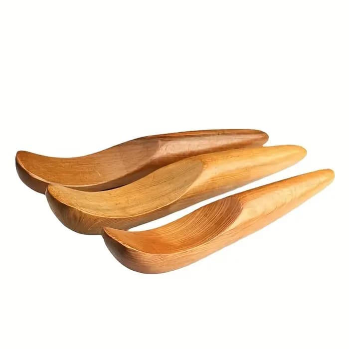 1 bâton de massage en bois portable