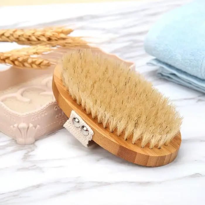 Brosse corporelle en bois de bambou