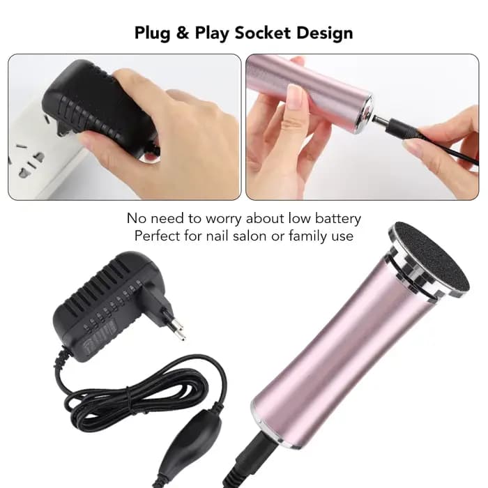 Dissolvant électrique de callosités des pieds