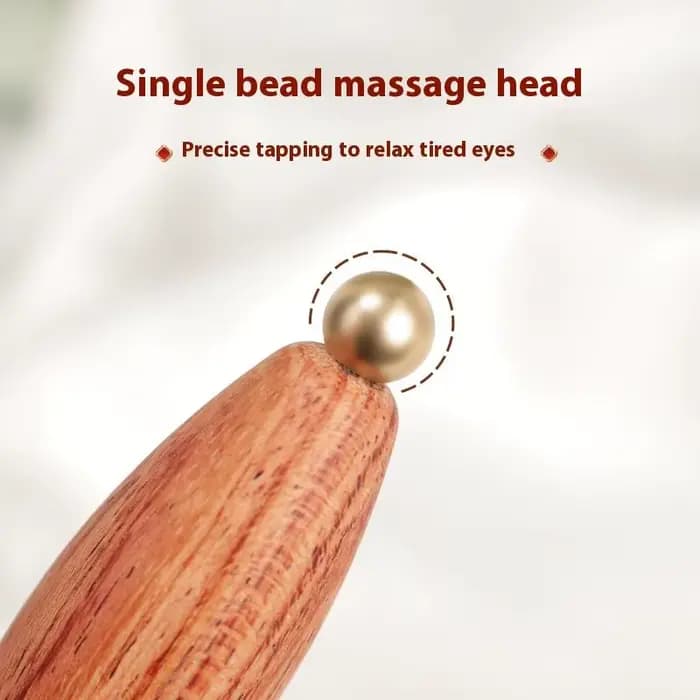 Bâton de Massage des yeux Lotus en laiton