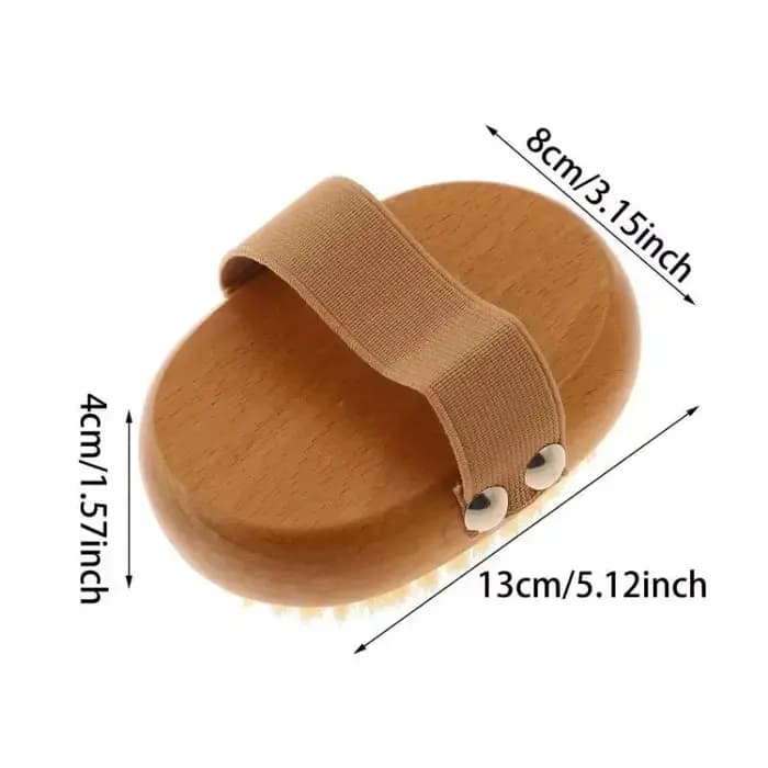 Brosse corporelle en bois pour SPA