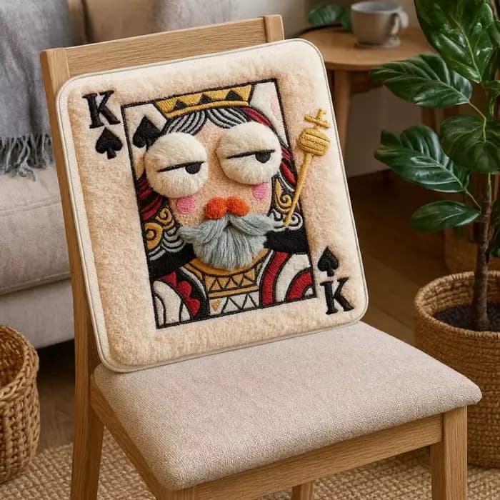 Coussin de tabouret doux et épais