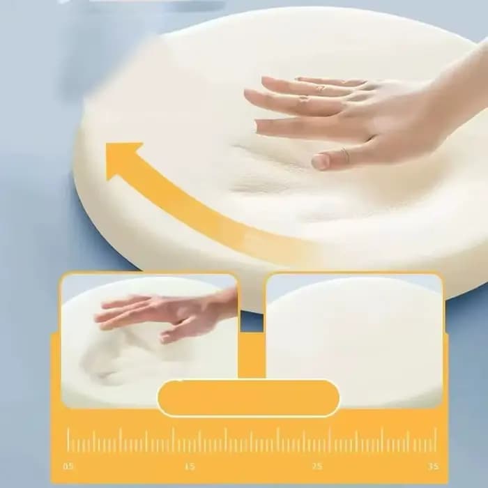 Coussin de siège rond confortable en mousse à mémoire de forme