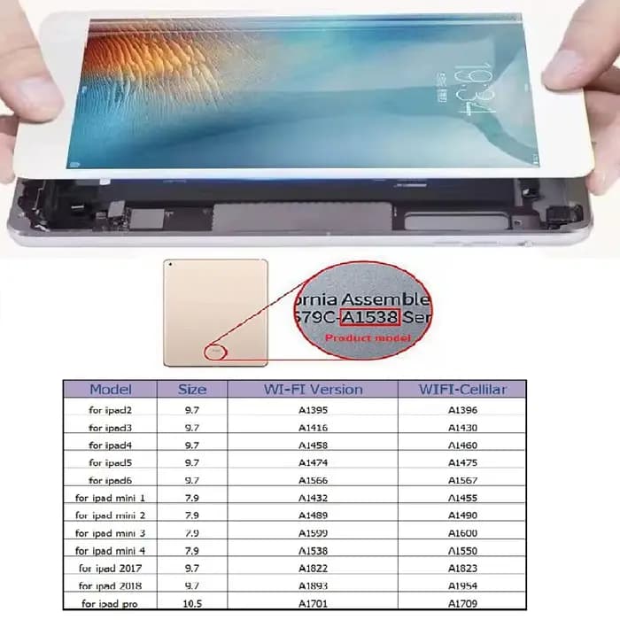 Carte mère originale sans iCloud pour iPad 4, A1458 A1459 A1460 et pour iPad 3, A1416, A1403, A1430, avec puces système IOS