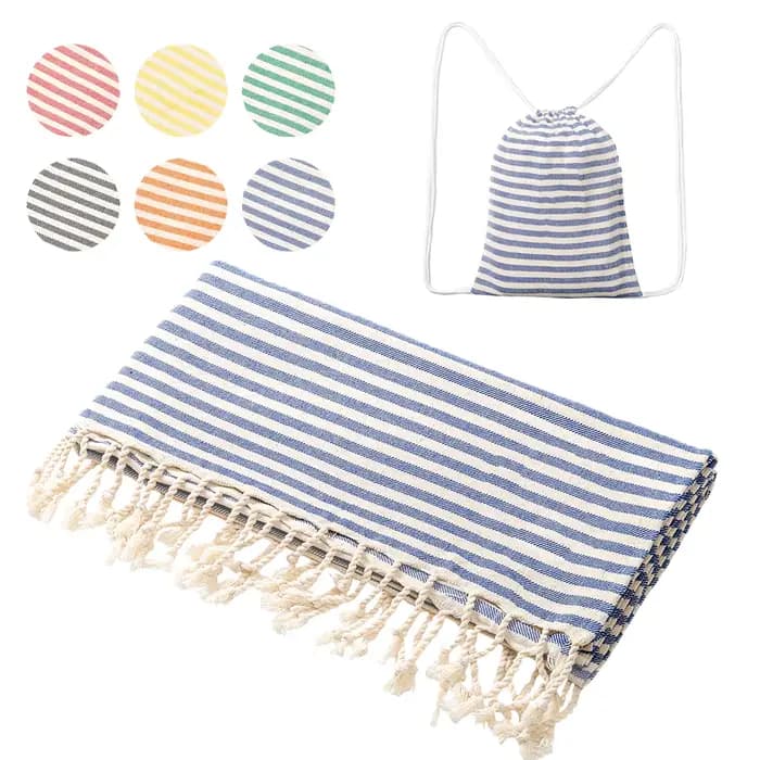 YEUZLICOTTON offre spéciale luxe rayé gland 100% coton sauna spa serviette de bain pour la maison 100*180 CM voyage