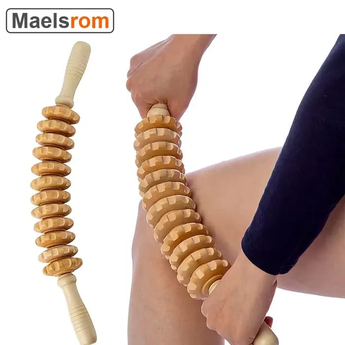 Rouleau de Massage outil de thérapie en bois
