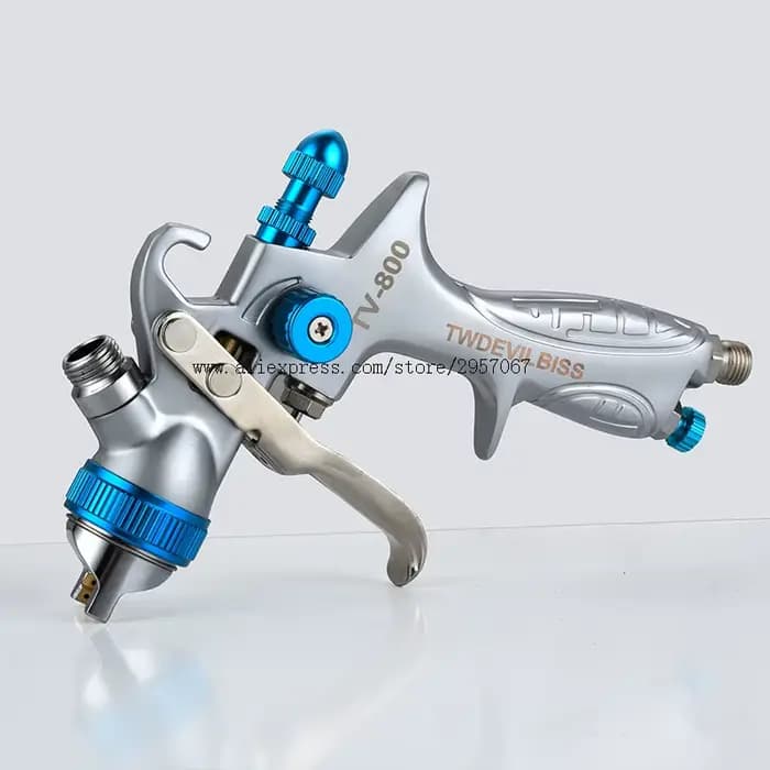 HVLP pistolet à peinture en aérosol pistolet de peinture de voiture alimentation par gravité désinfectant de peinture aérographe automobile pulvérisateurs de peinture avec tasse de peinture Isposable