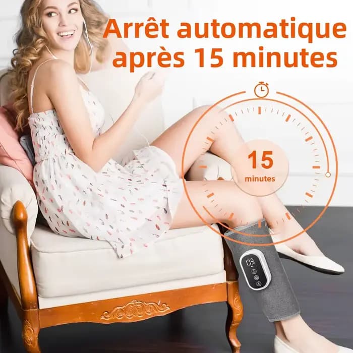 Masseur de jambes sans fil