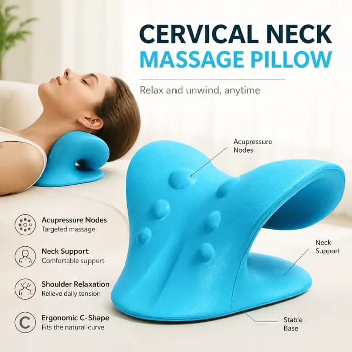 Oreiller cervical pour spondylite cervicale