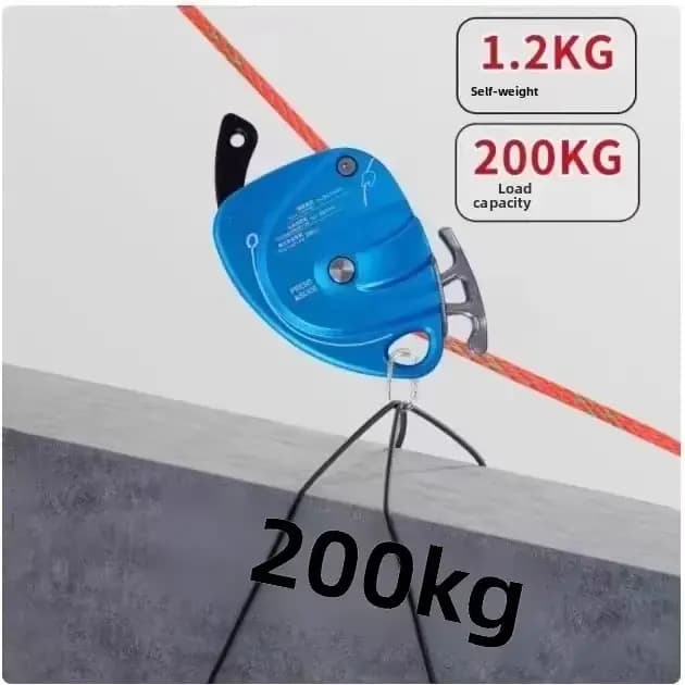 Lève-personne électrique pour escalade en corde, escalade murale, dispositif de protection contre les chutes, capacité de 200 kg, élévateur