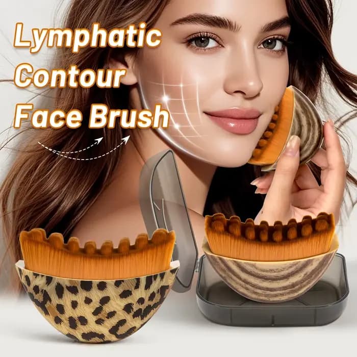 Brosse de massage lymphatique pour le visage