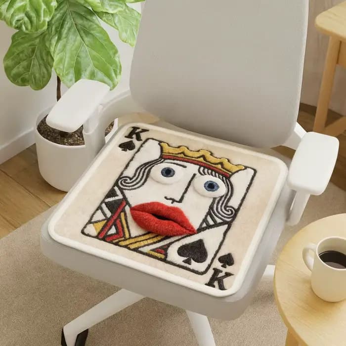 Coussin de tabouret doux et épais