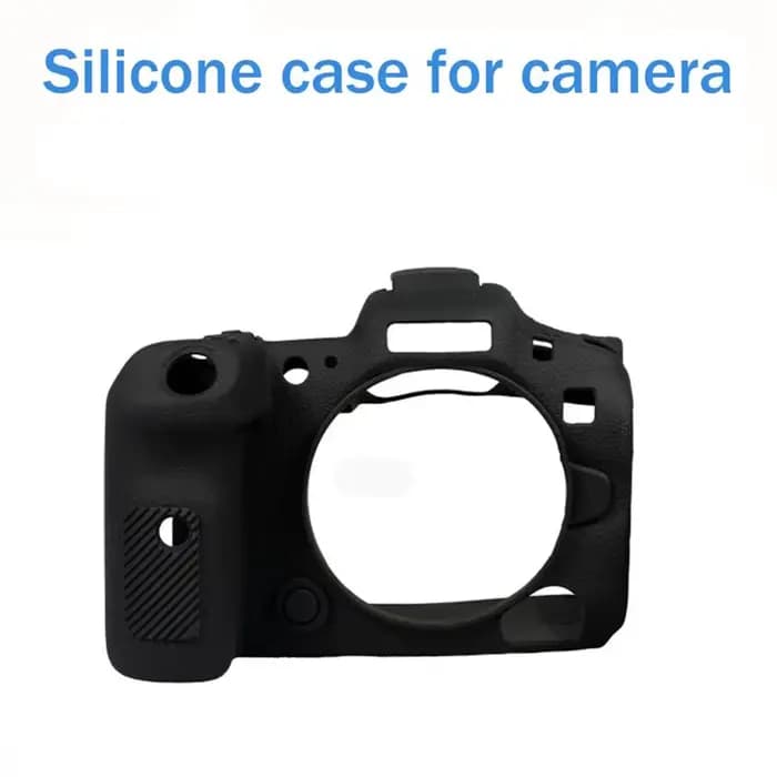 ELECT-Camera Étui de protection en silicone pour appareil photo, adapté au Canon R5C Full Frame R5C, appareil photo sans miroir, rouge