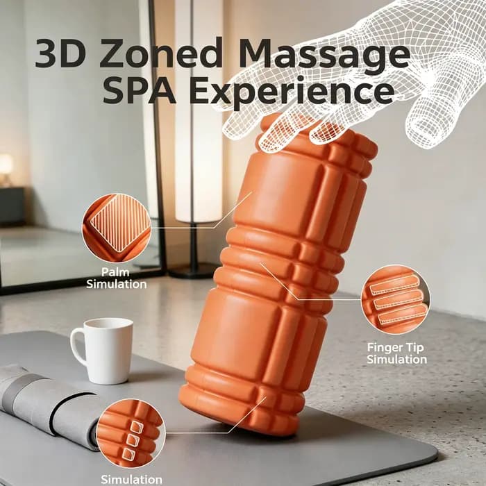 Rouleau de massage en mousse pour yoga