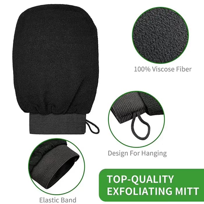 Gant exfoliant de douche marocain