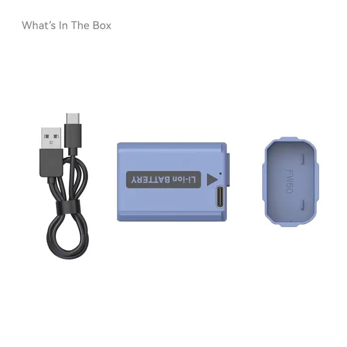 Smallrig NP-FW50 USB-C Rechargeable Caméra Batterie pour sony zLi10 a6400 a6000 a6300 a7m2 a7r2 a6100 Appareil Photo Sans Miroir