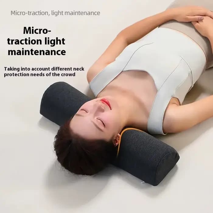 Oreiller ergonomique en mousse à mémoire de forme pour le soutien du cou et des épaules