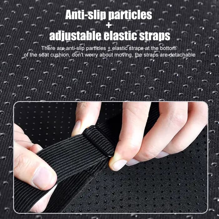 Coussin de siège antidérapant, protection des hanches respirante pour fauteuil roulant, chaise de bureau, voitures, maison, salon, soulagement de la pression