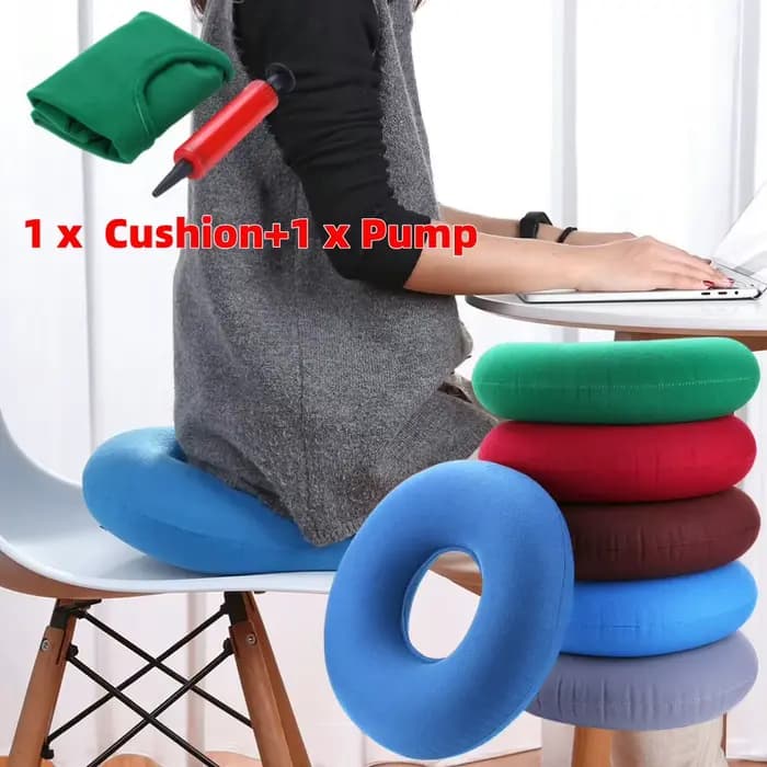 Coussin gonflable médical de soutien lombaire 35 mm pour hémorroïdes