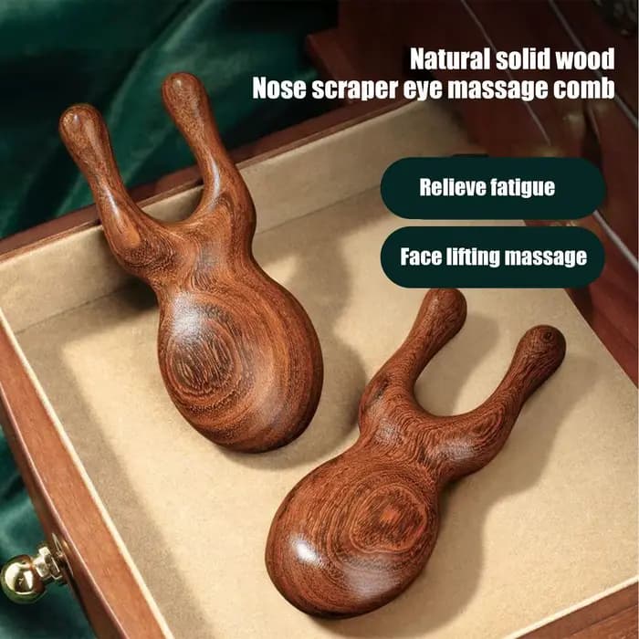 Masseur de cuir chevelu en bois de santal