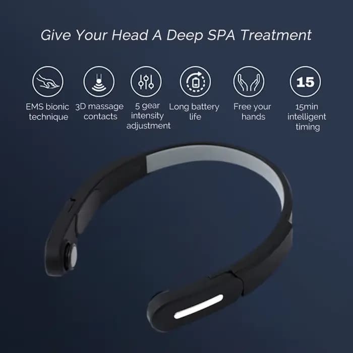 Masseur de tête électrique 3D EMS