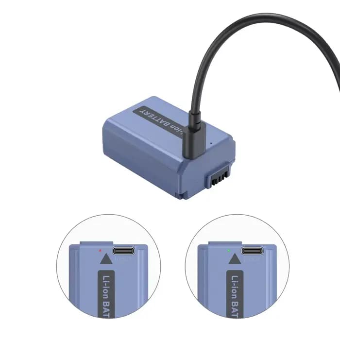 Smallrig NP-FW50 USB-C Rechargeable Caméra Batterie pour sony zLi10 a6400 a6000 a6300 a7m2 a7r2 a6100 Appareil Photo Sans Miroir