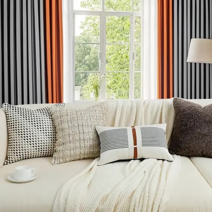 Housse de coussin en cuir PU tissé à la main, taie d'oreiller de luxe en mélange de laine, adaptée à la maison, au hôtel, décoration de canapé