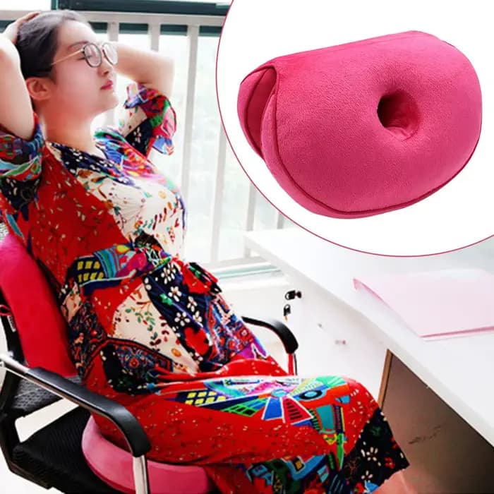 Coussin orthopédique multifonction double confort en mousse à mémoire de forme pour le bassin