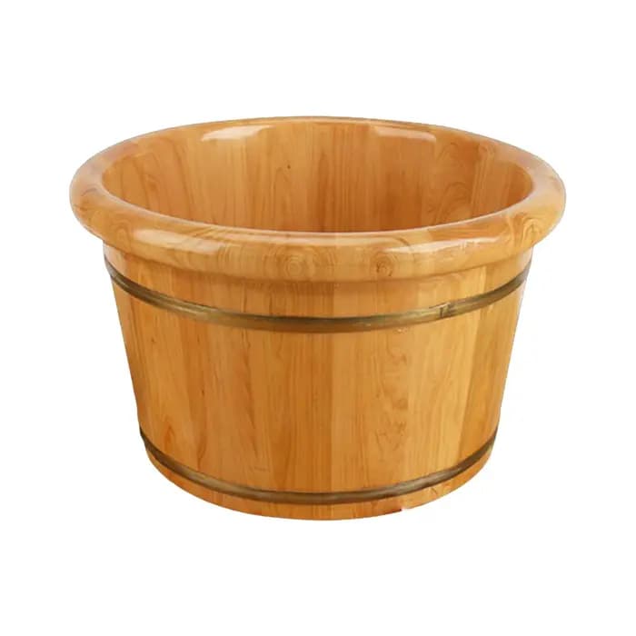 Baignoire à pieds en bois