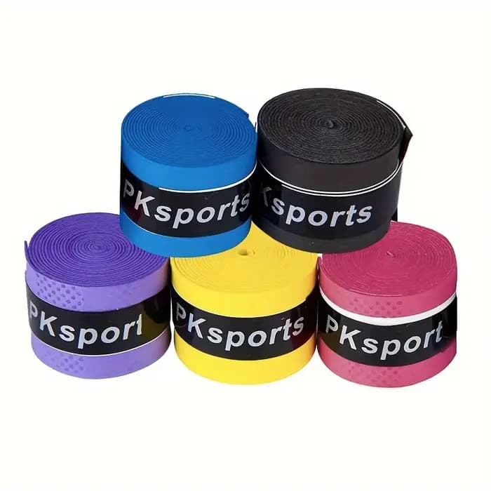 1 pièce Bande de grip sèche antidérapante et absorbante pour raquettes de tennis et de badminton, anti-vibration, bande de sport absorbante