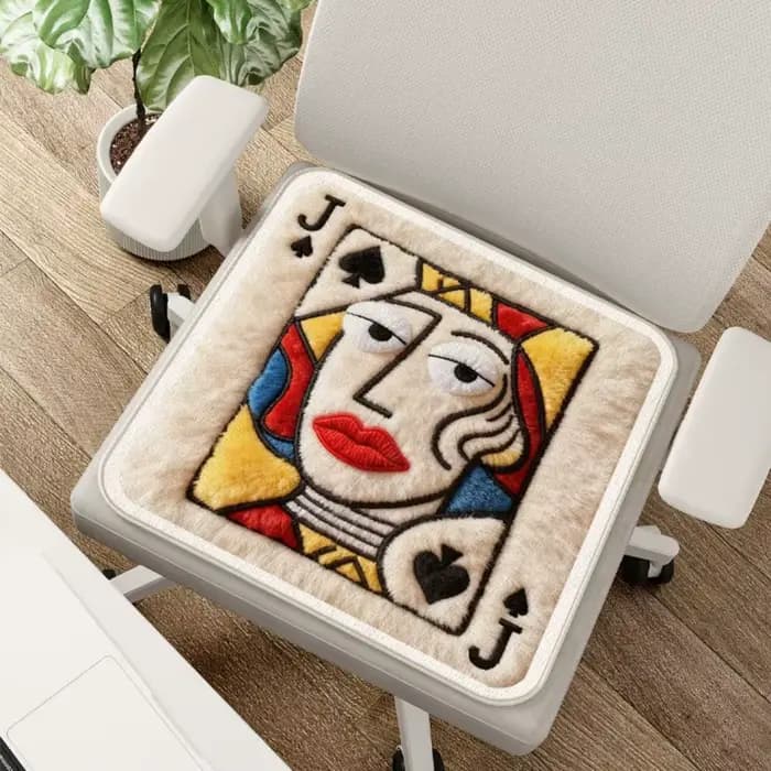 Coussin de tabouret doux et épais