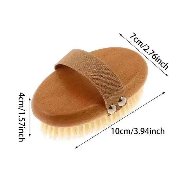 Brosse corporelle en bois pour SPA