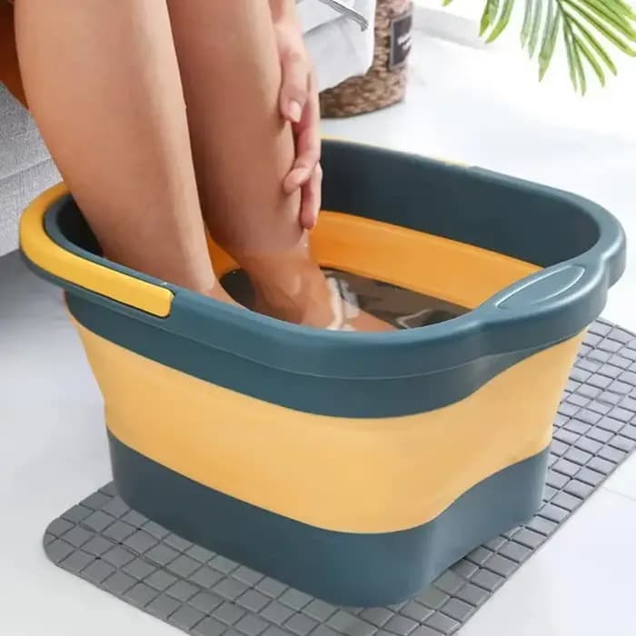 Bain de pieds pliable, seau de Massage