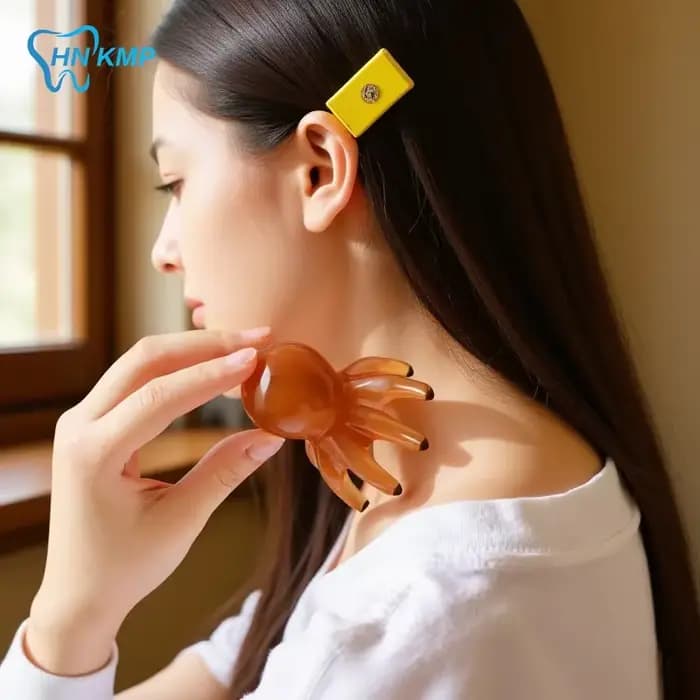 Peigne de Massage en résine poulpe