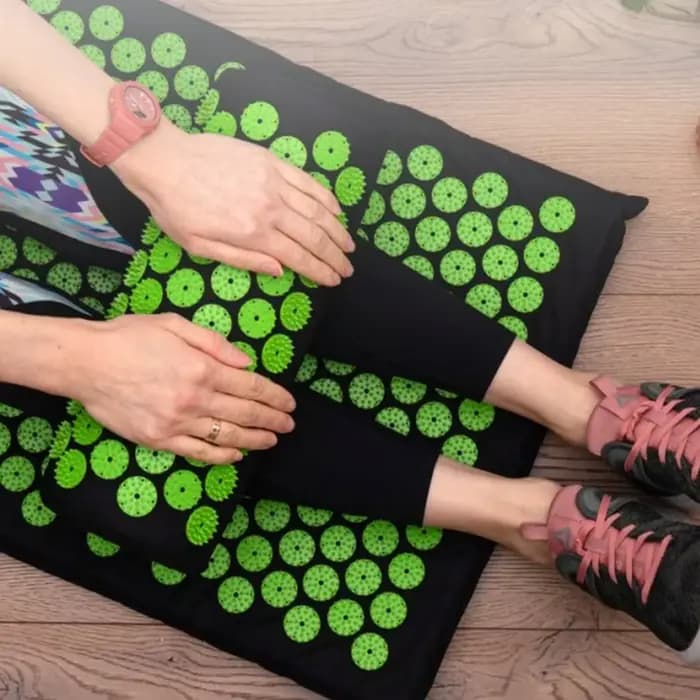 130*50*2.5CM fleur de Lotus éponge tapis d'acupression ensemble pour Yoga