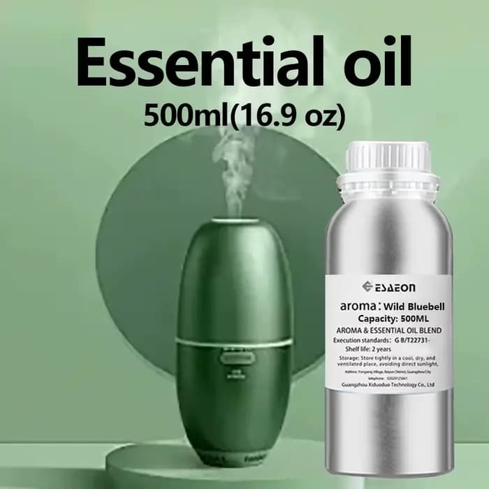 ESAEON 500ml (16.9 fl.oz) Huiles Essentielles Miss Coco/Wild Bluebell - Huile Parfumée pour Diffuseur, Complément pour Machine à Arômes