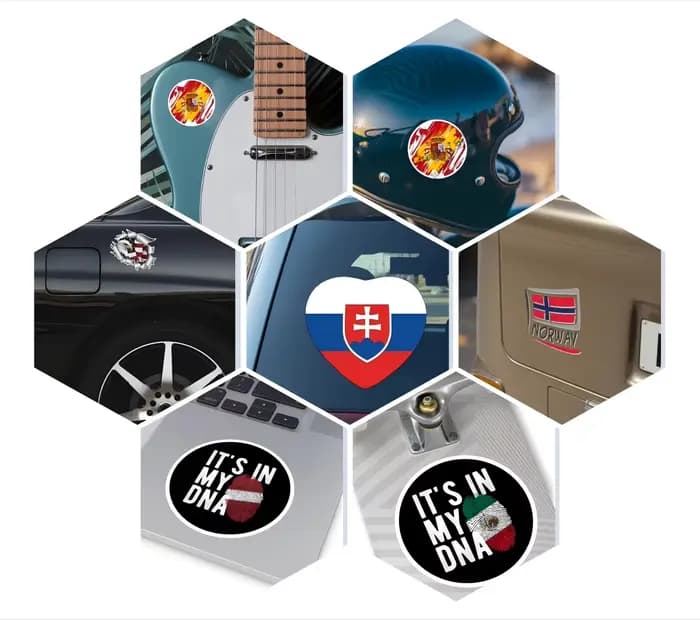 Autocollant de nœud de croix dorée de Style irlandais, croix celtique, décoration de voiture de Camping, emblème d'aventure, autocollants de moto, images personnalisées