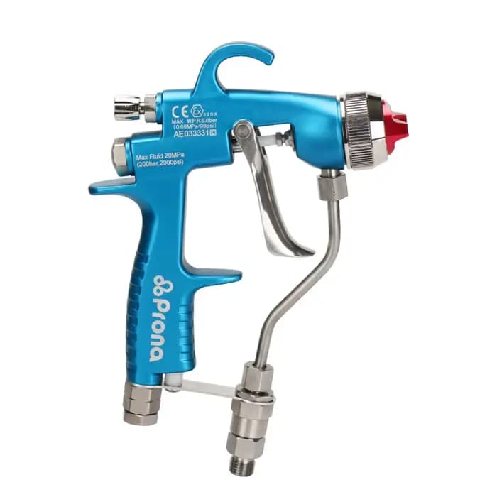 Prona pistolet de pulvérisation de peinture haute pression sans air R-2200AC pistolet de mélange d'air R-4700AC pulvérisateur assisté par Air 200bar 20Mpa 2900psii