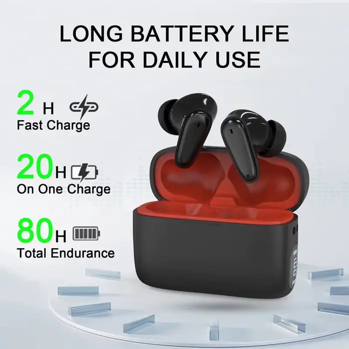 Aides auditives rechargeables, 12 canaux, réduction numérique du bruit, casque pour seniors, son clair, avec étui de charge, batterie 80H, intra-auriculaires