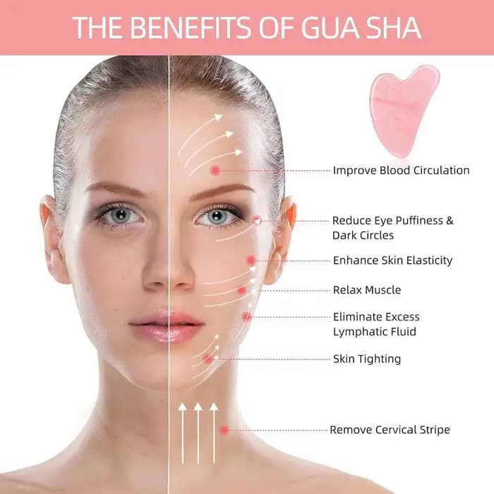 Outil facial Gua Sha, outil Guasha pour le visage