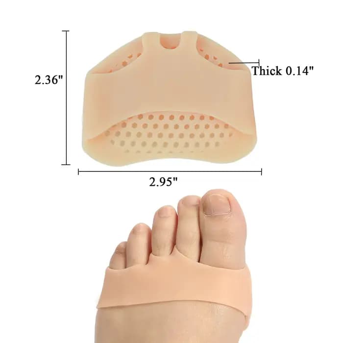 Coussinets métatarsiens en Gel souple