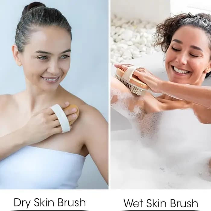 Brosse corporelle en bois SPA