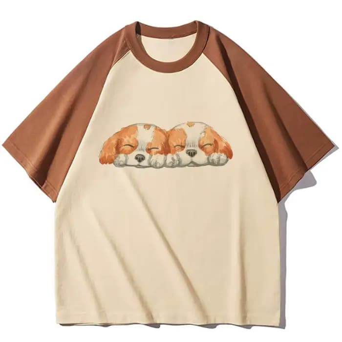 T-shirt Harajuku pour femmes, vêtements drôles pour filles, haut pour chien Cavalier King Charles Sp