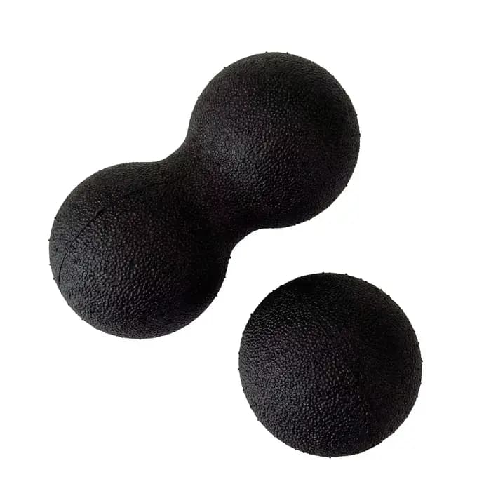 Ensemble de balles fasciales de massage EPP avec thérapie par points de déclenchement à double balle