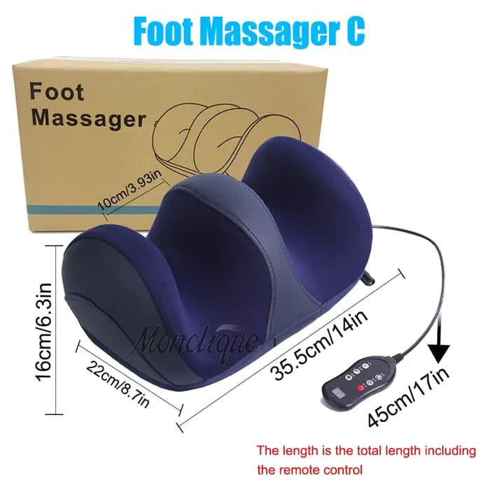 Grand masseur de pied et de mollet Eleacceleration, massage des jambes, rouleau métropolitain, compr
